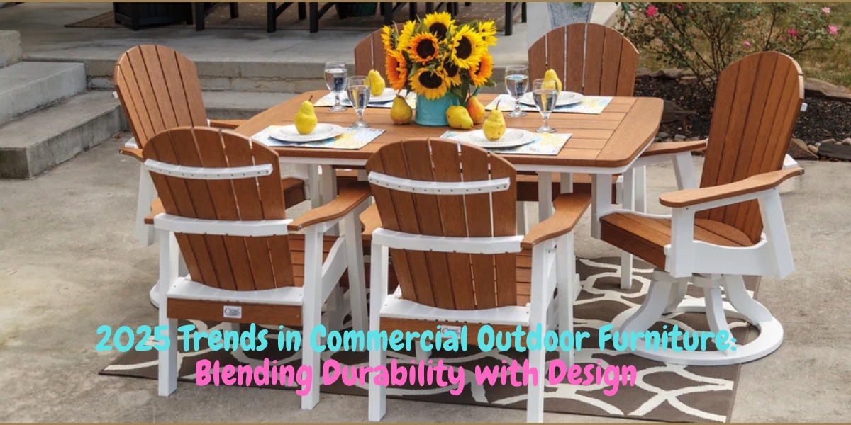 Commercial Outdoor Furniture: 2025 Trends in Commercial Outdoor Furniture: Blending Durability with Design