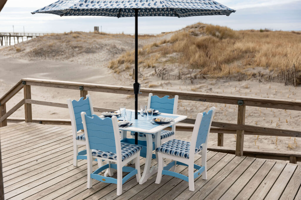 4 Top Wave Dining Set