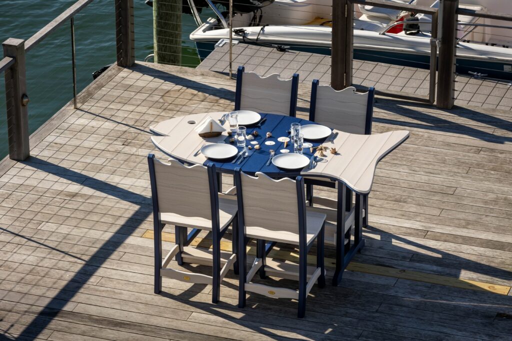 4 Top Wave & Fish Counter Set