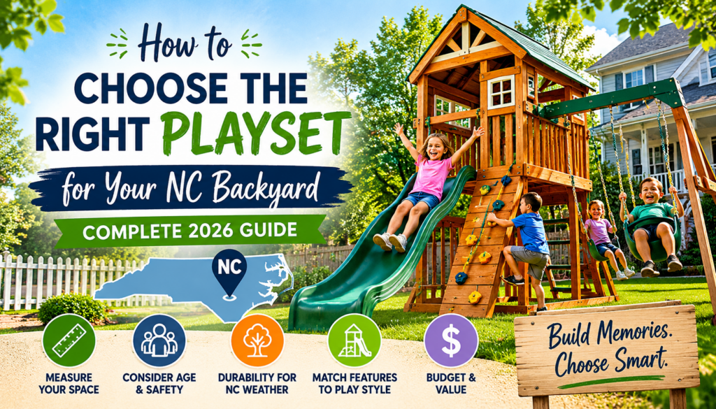 How to Choose the Right Playset for Your NC Backyard 2026 Guide - GreyFox Outdoor