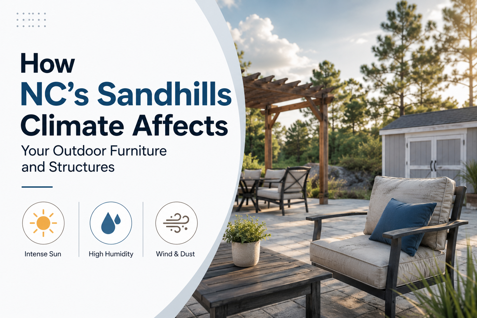 How NC's Sandhills Climate Affects Your Outdoor Furniture and Structures
