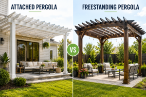 Attached vs. Freestanding Pergola Which Is Better for NC Homes