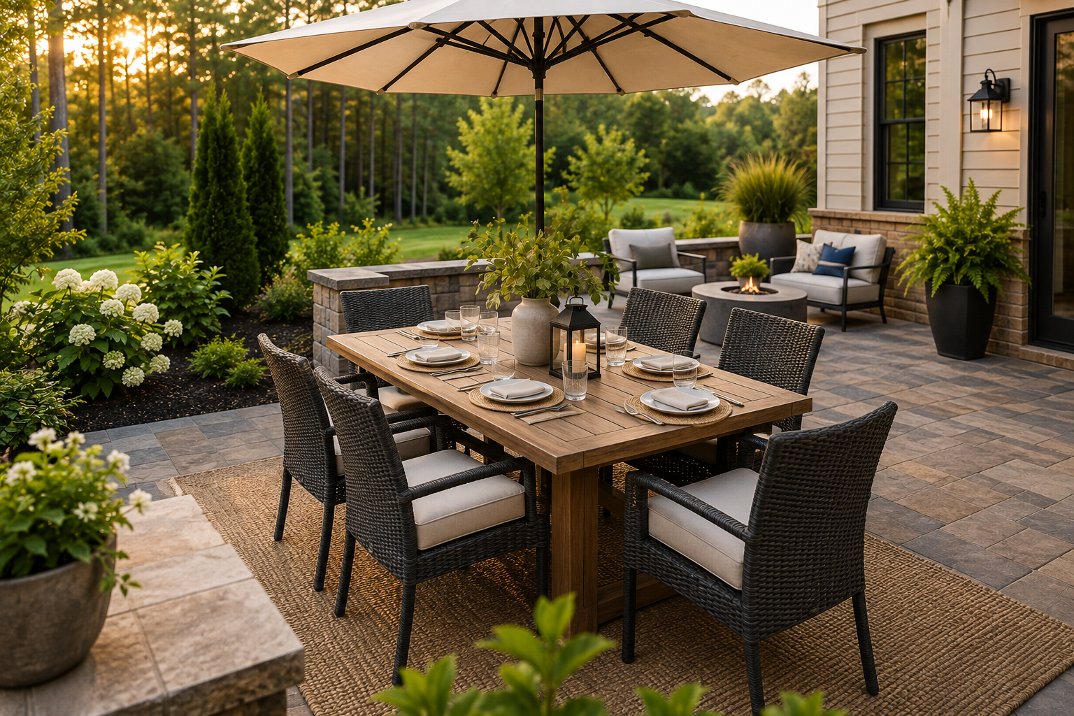 How to Choose the Right Outdoor Dining Set for Your NC Patio Size