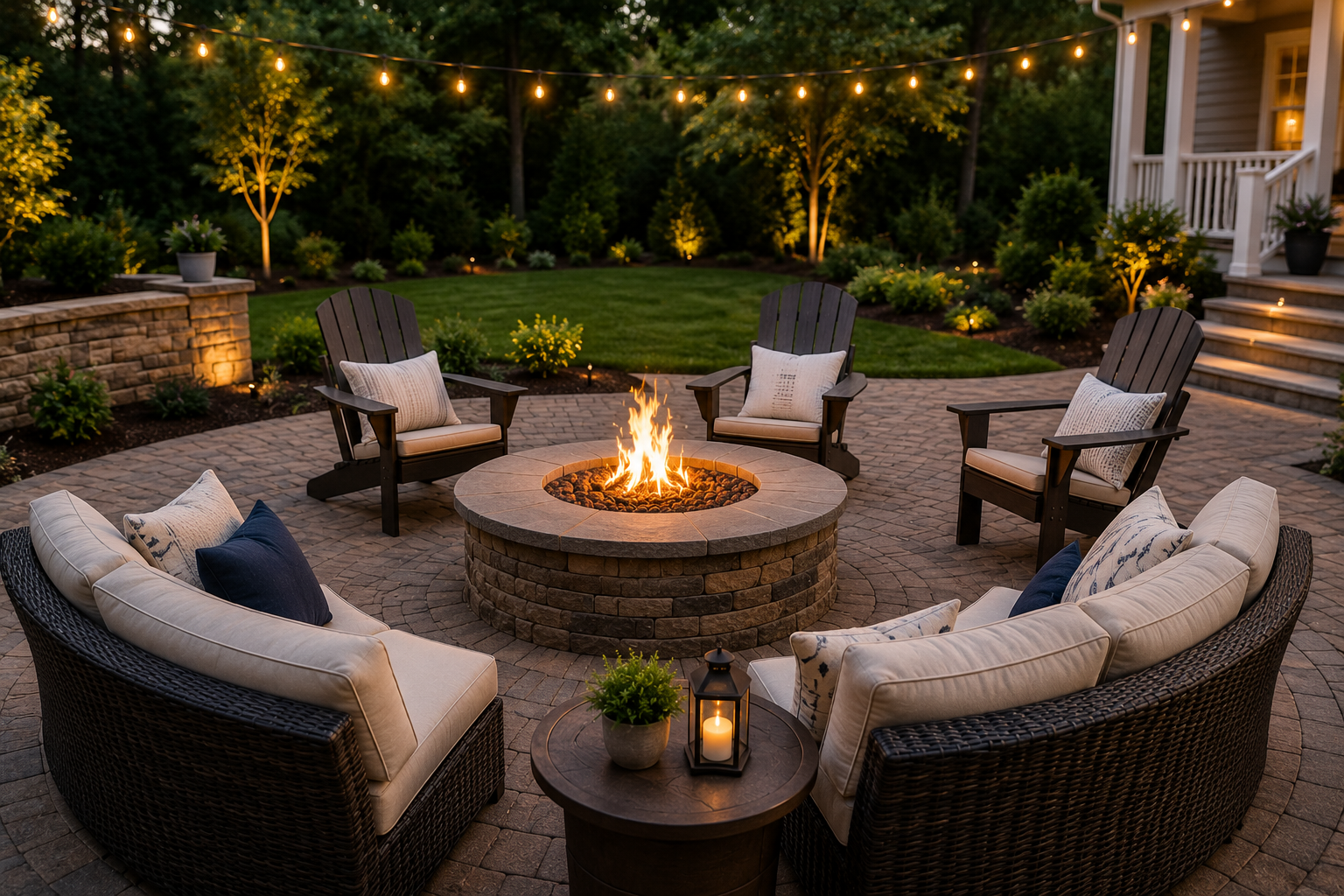 Best Fire Pit Seating Arrangements for NC Backyard Entertaining | GreyFox Outdoor