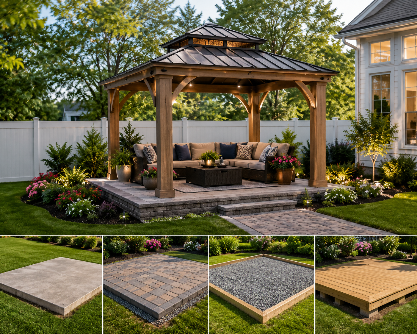 Gazebo Buying Guide - Right Size & Foundation for NC Yards - GreyFox Outdoor