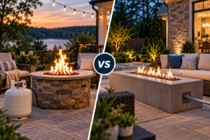 Propane vs. Natural Gas Fire Pit - Which Is Better for NC Backyards? | GreyFox Outdoor